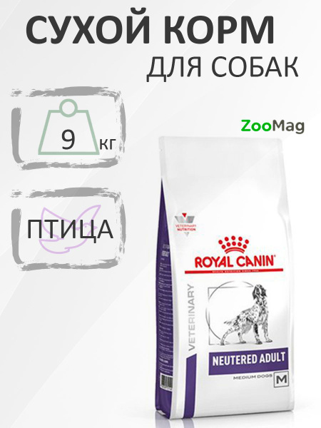 Royal Canin Neutered Adult Medium Dogs / Сухой корм Роял Канин для ...
