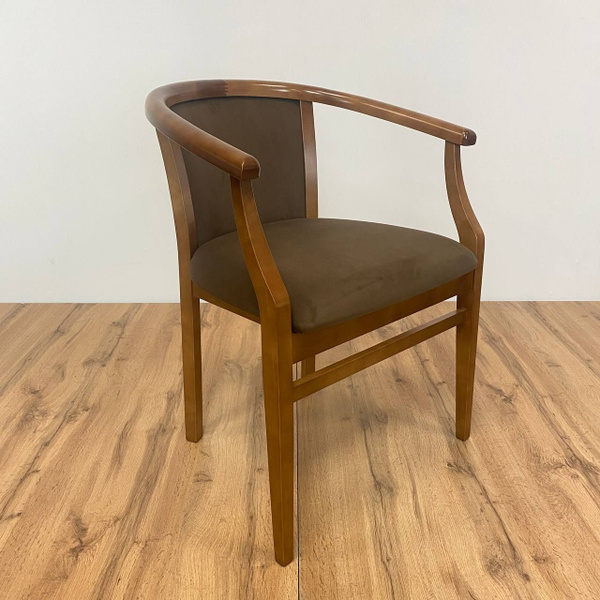 Стул для Кухни и Гостиной Каприз 6. Деревянный тон 4. Ткань Velutto 23 ...