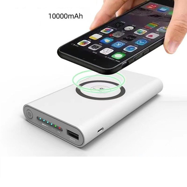 Внешний аккумулятор (Power Bank) KEWEISI Повербанк с беспроводной ...
