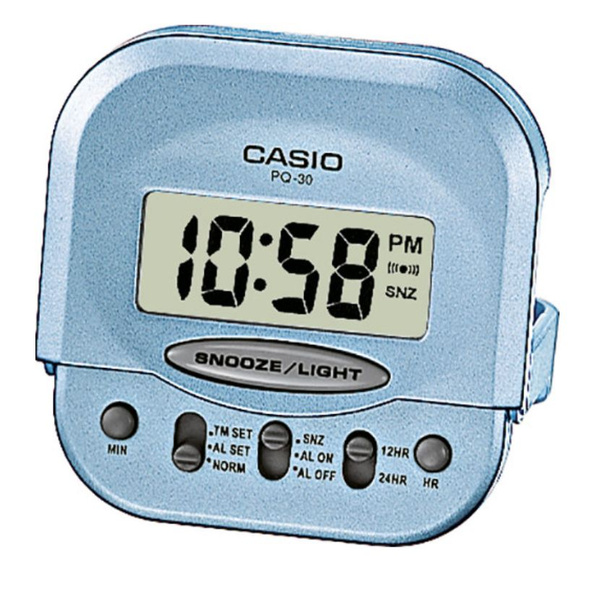 Настольные часы Casio, голубой купить по выгодной цене в интернет ...