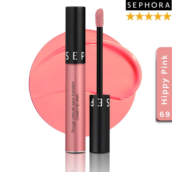 Жидкая губная помада Sephora Collection Cream Lip Stain, 69 Hippy Pink ...