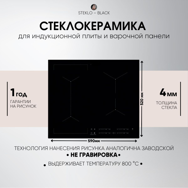 Стекло для варочной панели Electrolux IPE 6453 KF - купить с доставкой ...