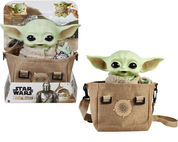 Интерактивная мягкая игрушка Грогу 28 см в сумке - Star Wars Grogu ...