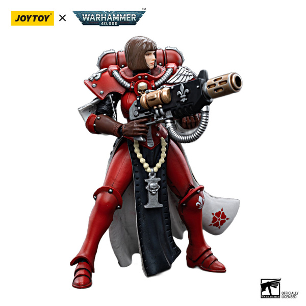 Figura JOYTOX X Warhammer 40k: Battle Sisters Bloody Rose Order Superior Kamina. Scala 1:18, Dipinta E Assemblata.