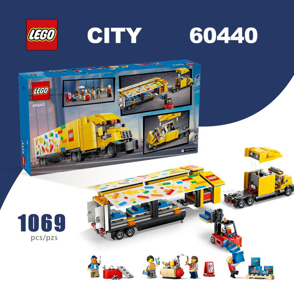Лего City серия, LEGO 60440 Желтый грузовик доставки, lego купить на ...