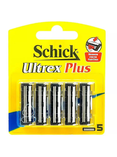 Сменные кассеты для бритья SCHICK ULTREX PLUS, 5 штук - купить с ...