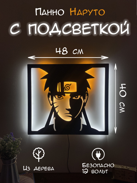 Панно Персонаж манга аниме Наруто купить c доставкой на OZON по низкой ...