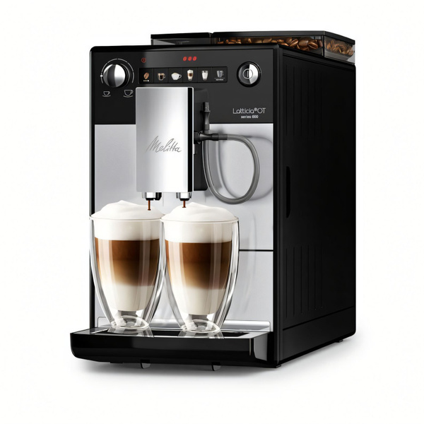 Автоматическая кофемашина Melitta F 300 -101 Latticia OT silver, черный ...