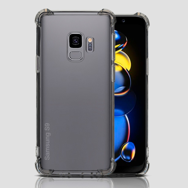 Чехол силиконовый на телефон Samsung Galaxy S9 противоударный с защитой ...