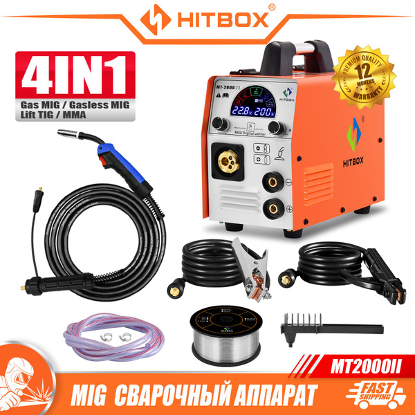 HITBOX MT2000-II Сварочный Аппарат 3 в 1 TIG ARC MIG Сварочный Аппарат ...