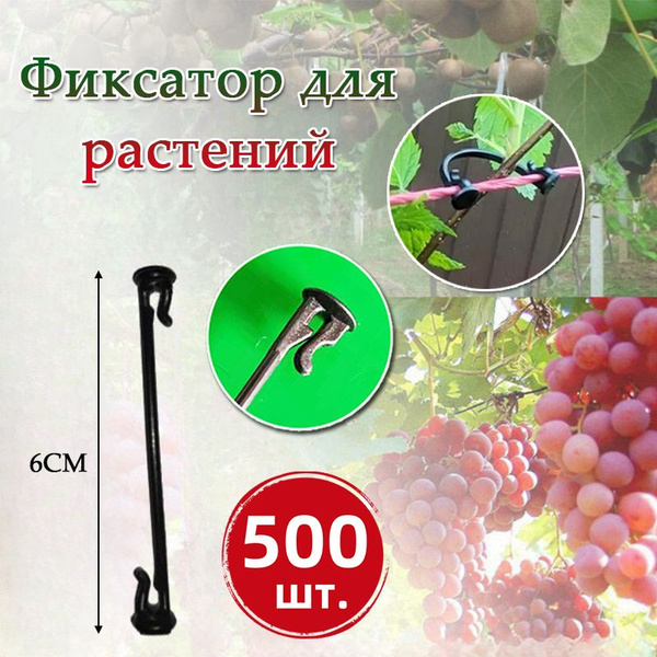 Кистедержатель для фиксации стеблей растений к опоре/Крепеж Подвеска ...