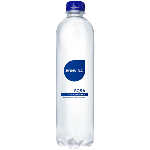 Вода питьевая BONVIDA газированная, ПЭТ, 1.5L - купить с доставкой по ...