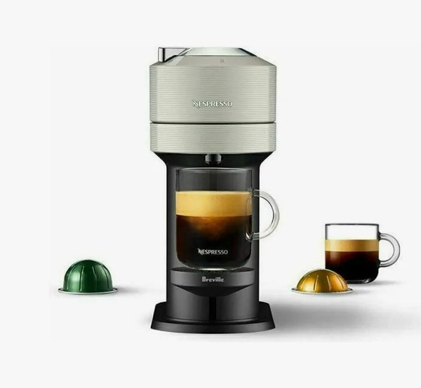 Характеристики Капсульная кофемашина Nespresso Vertuo Next, Light Grey ...