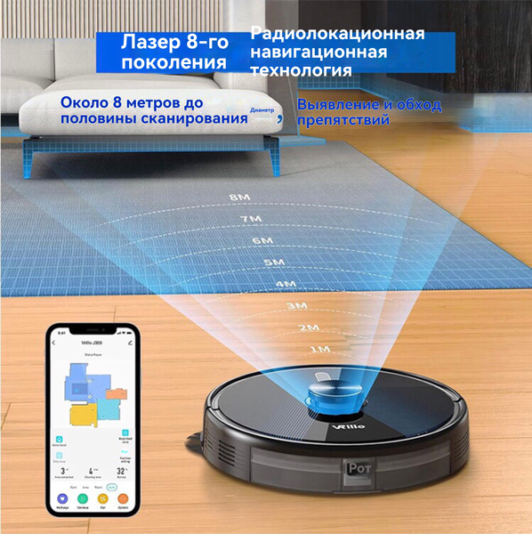 Робот-пылесос SHUNFA Робот-подметальщик J300 - купить по выгодной цене ...