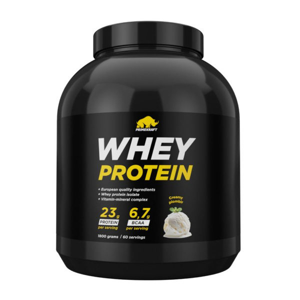 Протеин Prime-Kraft Whey 1800г, вкус: сливочный пломбир - купить с ...