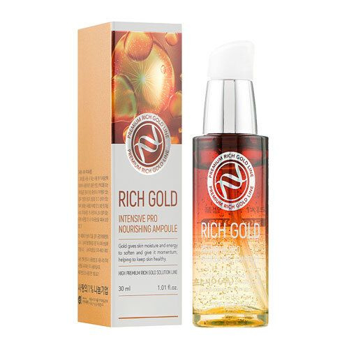 Сыворотка для лица с золотом Rich Gold Intensive Pro Nourishing Ampoule ...