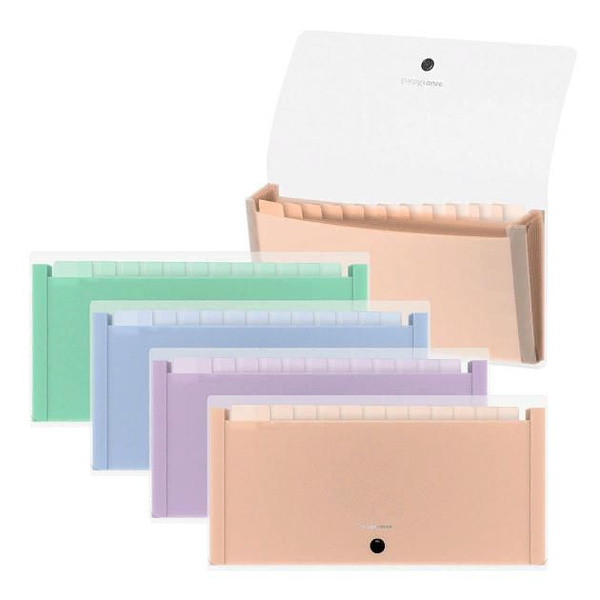 Папка-картотека пластиковая ErichKrause Matt Pastel Bloom, с 13 ...