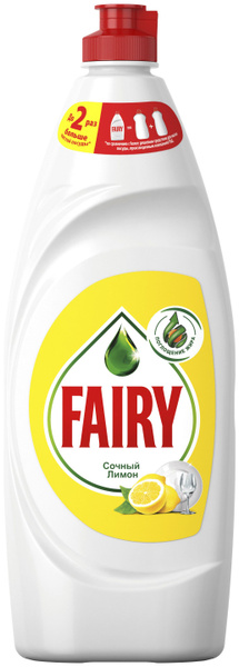 Средство Fairy Platinum Сочный лимон для мытья посуды, 650 мл - купить ...