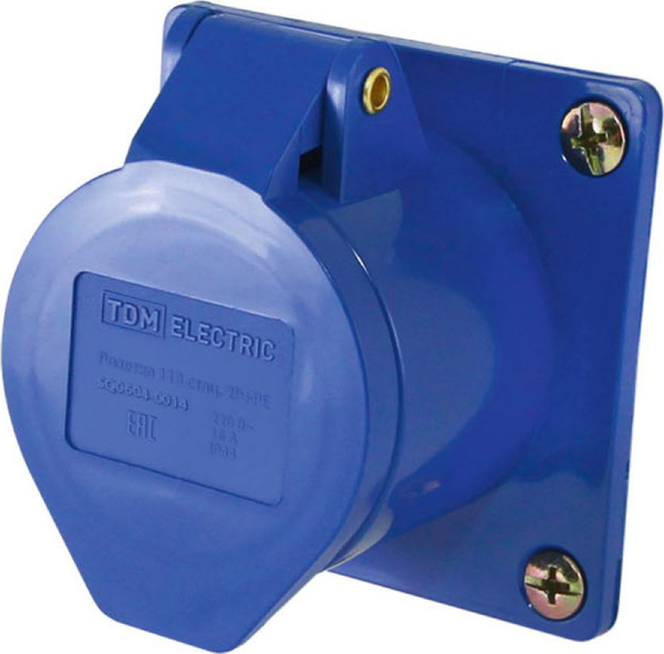 Розетка силовая TDM Electric / ТДМ Электрик 423 стационарная в корпусе ...