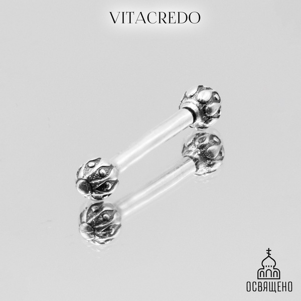 Замок ювелирный от бренда VITACREDO из серебра 925 пробы болт застежка ...