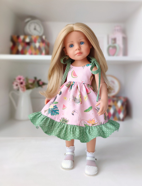 Сарафан для кукол Gotz Little Kidz, Готц 36 см - купить с доставкой по ...