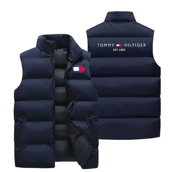Жилет Мужской Tommy Hilfiger Sport темно-лазурный Хлопок, размер 52 ...