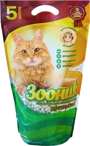 Зооник Наполнитель древесный 5л, 4 кг - купить с доставкой по выгодным ...