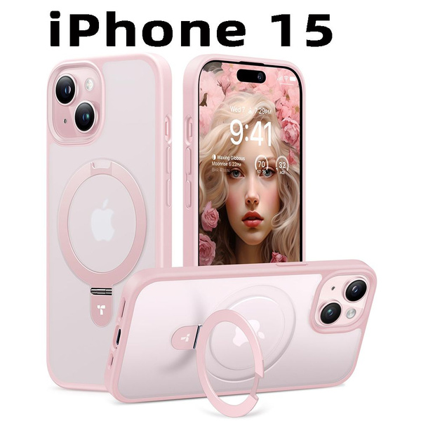 TORRAS, чехол для мобильного телефона iPhone 15, с прочным кронштейном ...