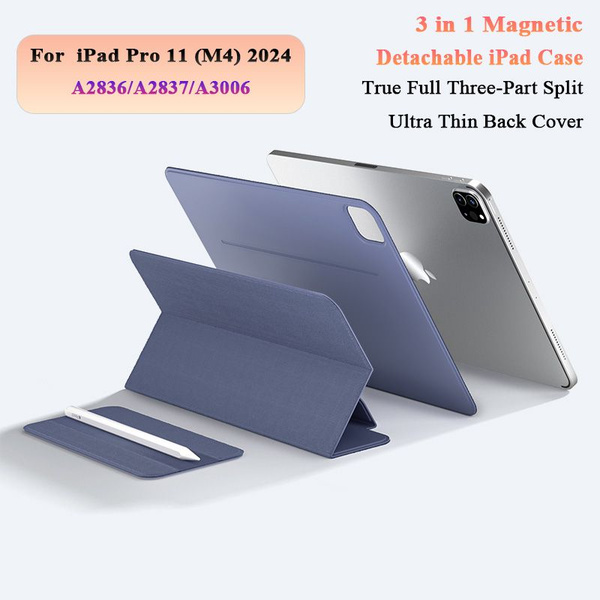Чехол для iPad Pro 11 2024 (M4), магнитный съемный чехол, магнитное ...