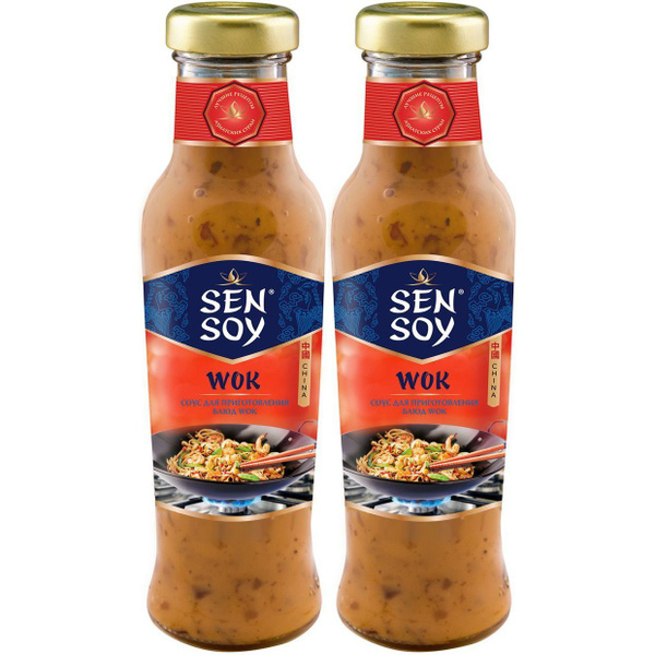 Соус Sen Soy Wok столовый для обжаривания лапши неострый 310 г, набор ...