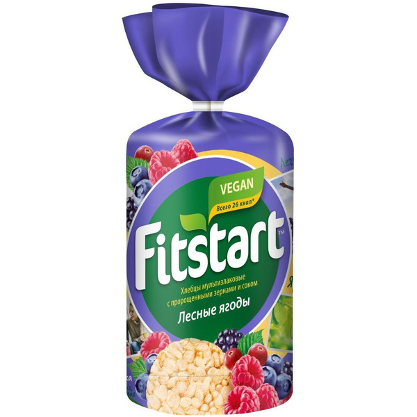 Хлебцы мультизлаковые Fitstart лесные ягоды 100 г купить на OZON по ...