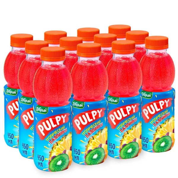Палпи / Напиток Добрый Pulpy Тропический 0,45л х 12шт купить на OZON по ...