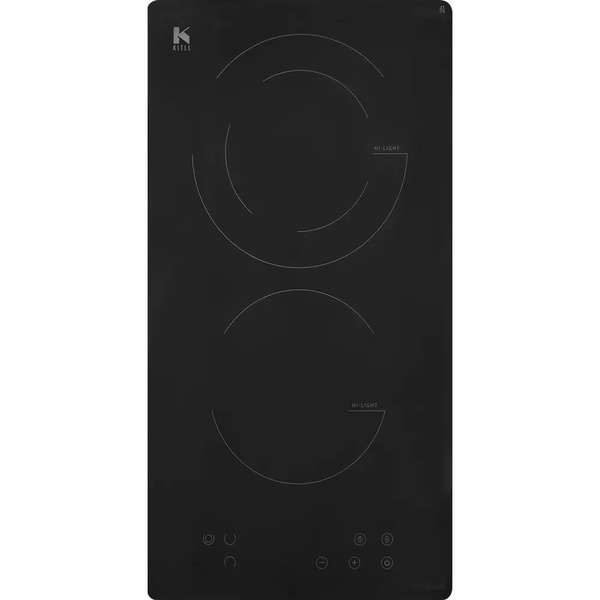 Электрическая варочная панель Kitll KHH 3003 BLACK 30 см 2 конфорки ...
