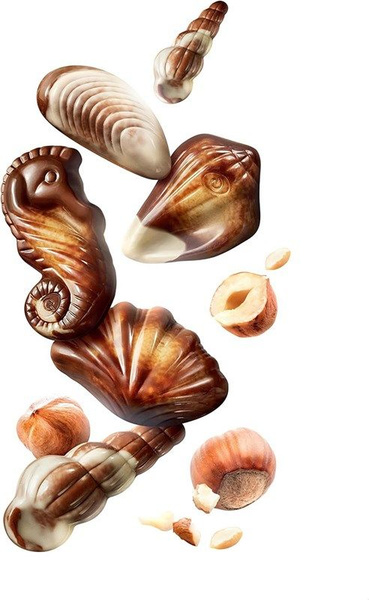 Набор шоколадных конфет Guylian Seashells Морские ракушки с начинкой ...