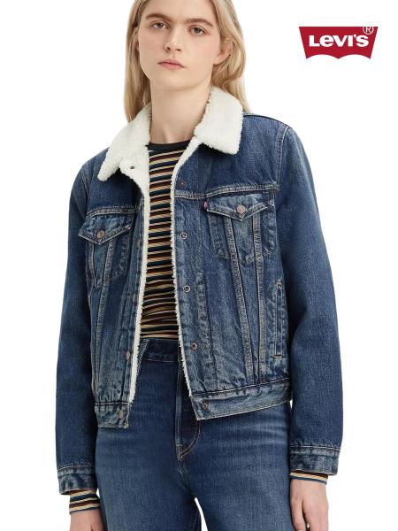 Куртка джинсовая Levi's - купить с доставкой по выгодным ценам в ...