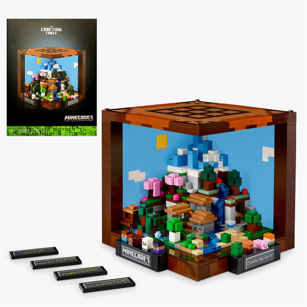 Конструктор Майнкрафт: Верстак / Куб к 15-летию игры Minecraft - купить ...