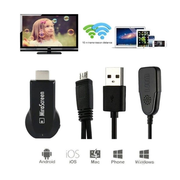 Медиаплеер AnyCast MX Dongle HDTV Airplay Mirascreen, черный купить по ...
