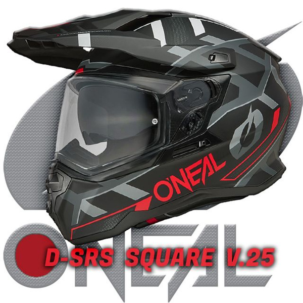 Эндуро шлем кроссовый со стеклом O'NEAL D-SRS Square V25 XL(61-62 ...