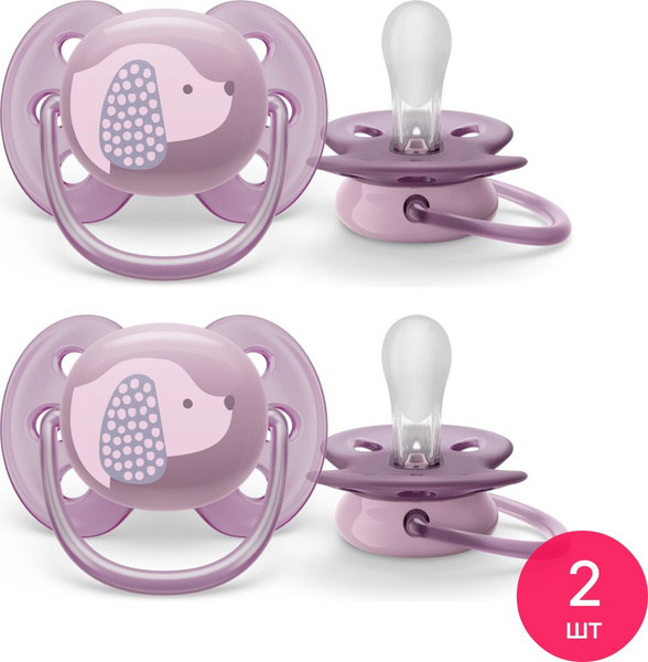 Пустышка для новорожденных Philips Avent / Филипс Авент Ultra Soft от 6 ...