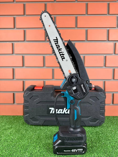 Цепная пила садовая Makita аккумуляторная 48V сучкорез Макита 2 АКБ ...