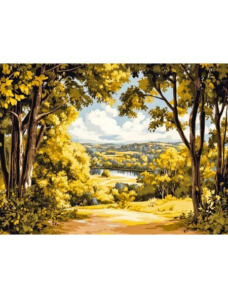 Алмазная мозаика без подрамника "Времена года" 50x40 см купить на OZON ...