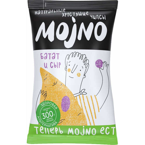 Чипсы овощные Mojno батат и сыр чеддер 75 г купить на OZON по низкой ...
