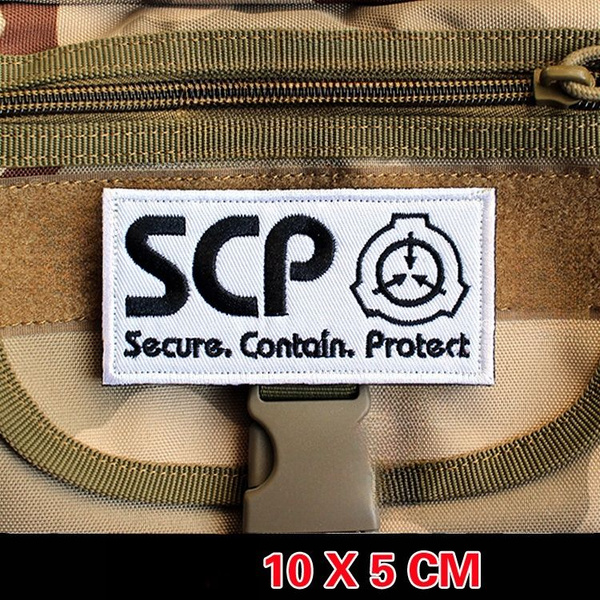 Шеврон на липучке, Тактическая нашивка SCP Foundation ...