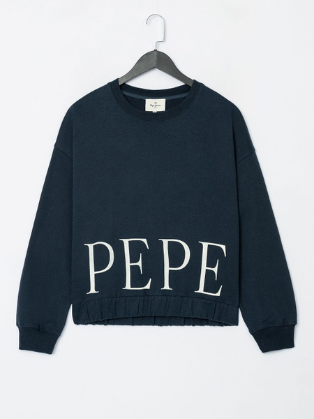 Felpa Pepe Jeans Victoria Donna | 100% Cotone, Girocollo, Logo Sul Fondo - Maglia Di Tuta - Foto 8