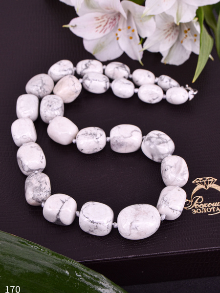 РОСКОШЬ ЗОЛОТА Бусы кахолонга / Ожерелье из натуральных камней купить ...