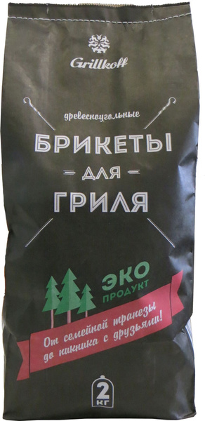 Брикеты древесноугольные Grillkoff 2 кг купить на OZON по низкой цене ...