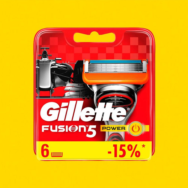 Характеристики Сменные кассеты Gillette Fusion Proglide Power с 5 ...