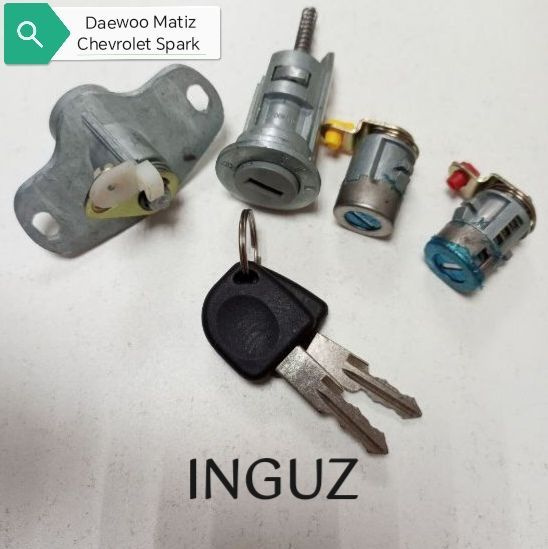 Комплект личинок замков дверей и зажигания Daewoo Matiz/Дэу Матиз ...