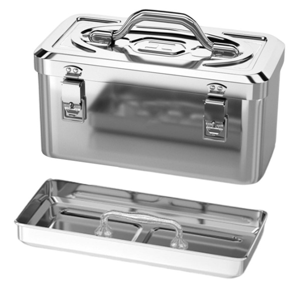 (1 шт.) Ящик для инструментов из нержавеющей стали -очень большой ...