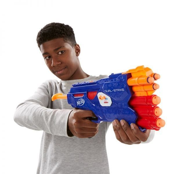 Бластер Нерф Элит Двойной удар - Nerf Элит Dual-Strike с игровым ...